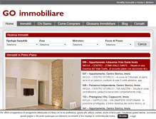 Tablet Screenshot of goimmobiliareimola.it